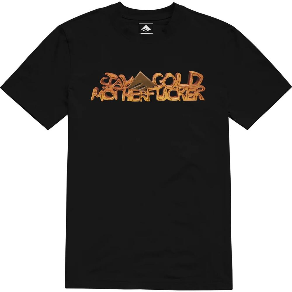 Emerica Men's T-Shirt SGMF Short Sleeve Crewneck Tee in Black